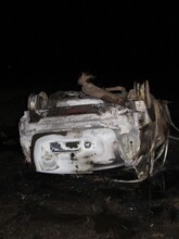 ДТП на трассе Бея-Очуры чуть не стала поводом для еще одной аварии