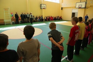 В школе Черемушек обновили спортзал