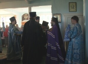 Архиепископ Ионафан освятил сегодня церковный приход в поселке Майна