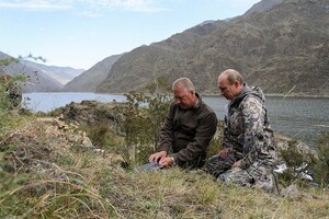 Путин и Шойгу побывали в Саяно-Шушенском заповеднике