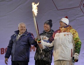 В Хакасии завершилась Эстафета Олимпийского Огня