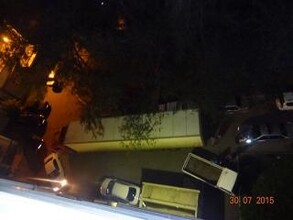 В Саяногорске водитель фуры таранил несколько машин, убегая от погони ГАИ