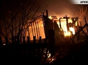 В Саяногорске сгорел еще один дачный домик