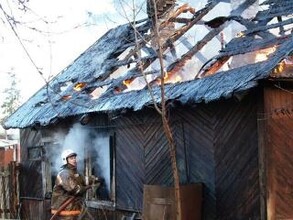 Жители хакасской деревни потеряли дом в огне