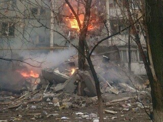 Взрыв бытового газа произошел в девятиэтажном доме в Волгограде.