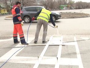 В Саяногорске начались первые дорожные работы