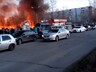 Видео: Страшный пожар охватил рынок в Минусинске