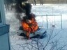 В Саяногорске сгорел автомобиль