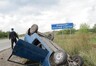 В Хакасии в перевернувшейся на трассе «Оке» погибла женщина