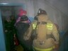 В Саяногорске пожарные спасли семь человек из горящего общежития