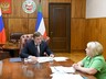 Глава региона Валентин Коновалов провел рабочую встречу с руководителем Росреестра по Хакасии Ольгой Анисимовой