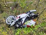В Саяногорске пьяный мотоциклист угодил в кювет