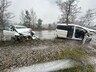 Две иномарки встретились лоб в лоб в Хакасии