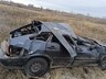 На трассе Абакан - Саяногорск отечественный автомобиль при обгоне вылетел с дороги и перевернулся