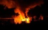 Раннее утро в Саяногорске озарилось пожаром