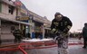 На муниципальном рынке Саяногорска горел павильон