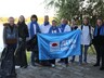Саяногорские русаловцы и городские добровольцы очистили берег Енисея
