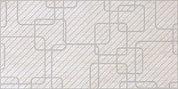 GRASARO - керамогранит -Вставка декор Linen GT-140/d01 Grey (серо-бежевый) 20*40 лощеный                                      350 руб/шт