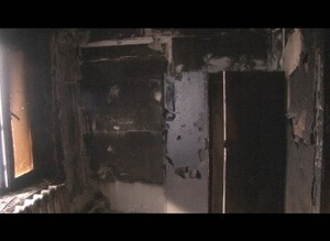 В поселке Майна горел жилой дом