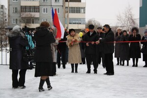У Саяногорского политехникума появилась спортплощадка