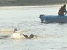 Саяногорские моржи отметили шестилетие клуба спортивными соревнованиями