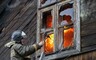 В жилом доме Саяногорска сгорел целый этаж