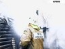 В поселке Майна загорелась частная баня