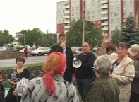 Саяногорцы, уставшие от бесчинства управляющих компаний вышли на митинг