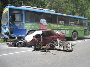 В ДТП на трассе Саяногорск - Черемушки погиб человек