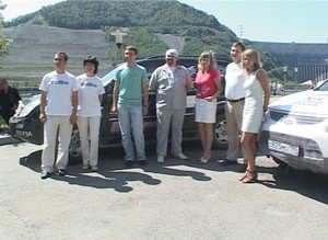 Саяно-Шушенскую ГЭС посетили участники энергетического автопробега