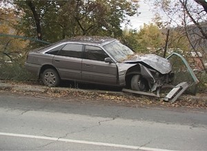 В поселке Майна корова стала причиной ДТП