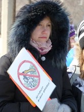 В Саяногорске Час земли отметили митингом