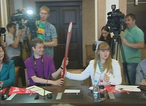 В предверии олимпиады. Хакасии передана в дар, чаша олимпийского огня