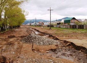 Провал дороги на Ай-Дае устранен