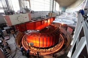 На последнем восстанавливаемом гидроагрегате СШГЭС установлен ротор генератора