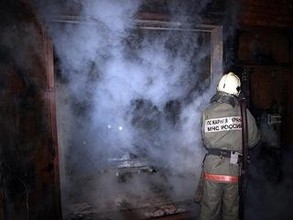 В Черемушках из-за печки загорелась недвижимость