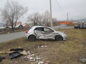 В Саяногорске пострадали два водителя