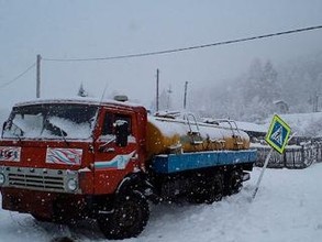 В Хакасии молоковоз сбил опору ЛЭП