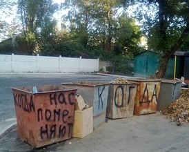 Глава сельсовета в Хакасии пролетел на мусорных баках