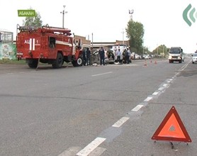 На трассе Абакан-Саяногорск разбились двое пенсионеров