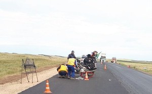 В Хакасии разбился мотоциклист