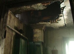 Сильный ветер в Саяногорске спровоцировал пожар