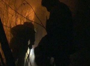 В Саяногорске сгорела баня