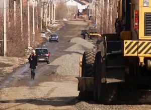 В поселке КСРЗ Саяногорска начались дорожные работы