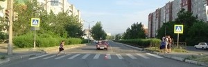 В Саяногорске пенсионерка попала по машину