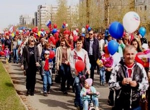 Саяногорск готовится к Первомаю