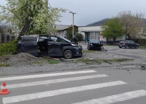 В Хакасии водитель иномарки устроил ДТП и скрылся