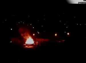 В Саяногорска в результате пожара пострадала времянка и баня