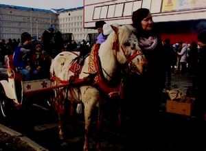Саяногорск встретил Масленицу